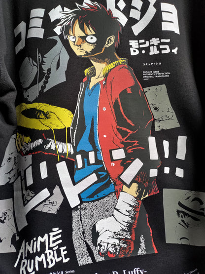 Anime Rumble - Monkey D. Luffy Dojo Pullover Hoodie